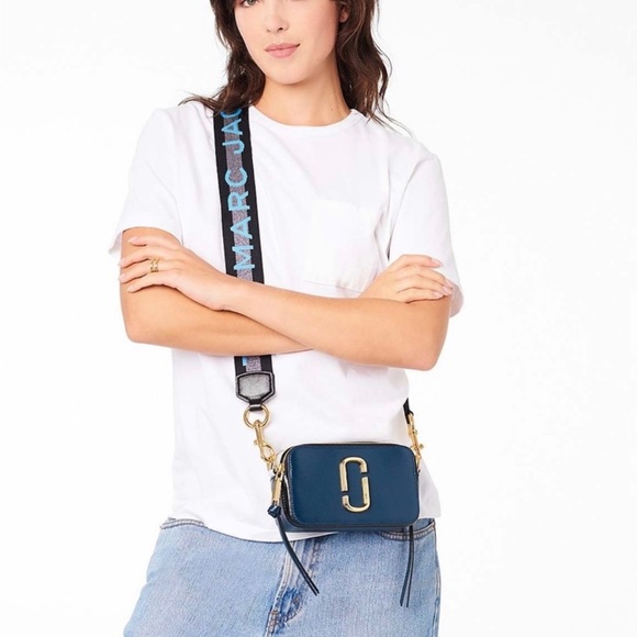 Marc Jacobs Handbags - Marc Jacobs Snapshot Blue Bag Camara Style
